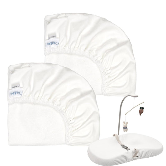 2-Pack Waterproof Changing Pad Covers-Soft Baby Nursery Diaper Changing Pad Sheets,Contour Changing Pads Liners,Change Pad Cover,Ultra-Soft & Breathable,Fits Skip Hop,Keekaroo Peanut,Machine Washable