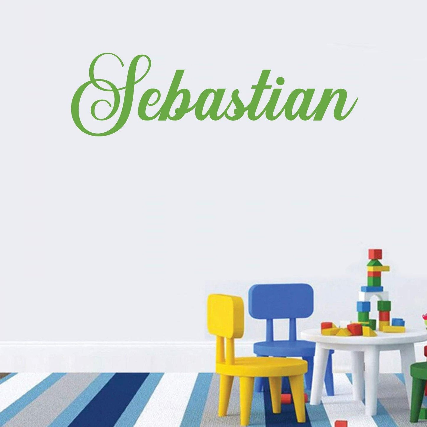 Multiple Font Custom Name Nursery Wall Decal Vinyl Sticker | Home Décor | Custom Kids Room Decal | Bedside Decals | Children’s Room| Car | Laptop