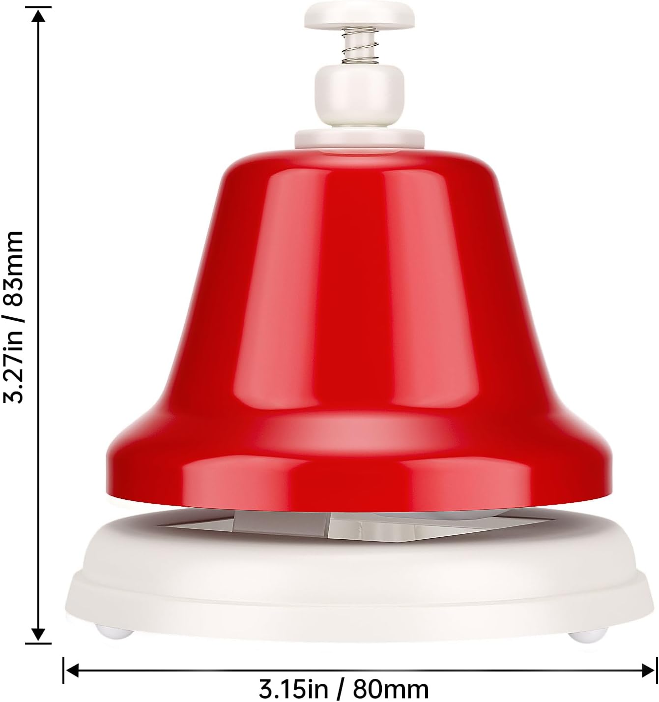 Facmogu Desk Bells, 8 Notes Diatonic Metal Hand Bells, Rainbow Music Bells, Musical Learning Teaching Percussion Instrument, Holiday Birthday Gift