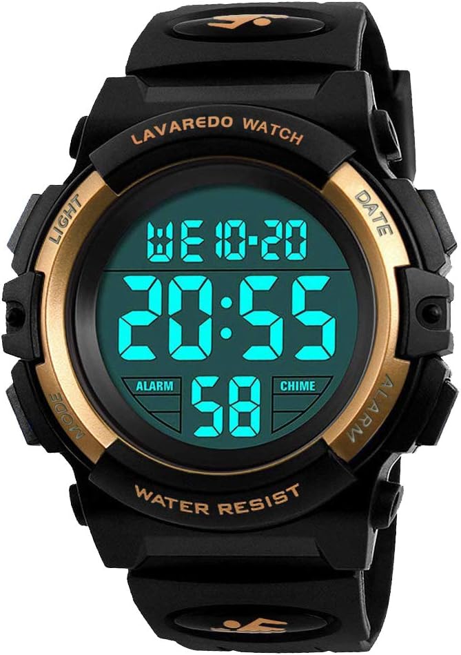 Kids Watch,Boys Watch for 3-15 Year Old Boys,Digital Sport Outdoor Multifunctional Chronograph LED 50 M Waterproof Alarm Calendar Analog Watch for Children with Silicone Band,Kids Gift