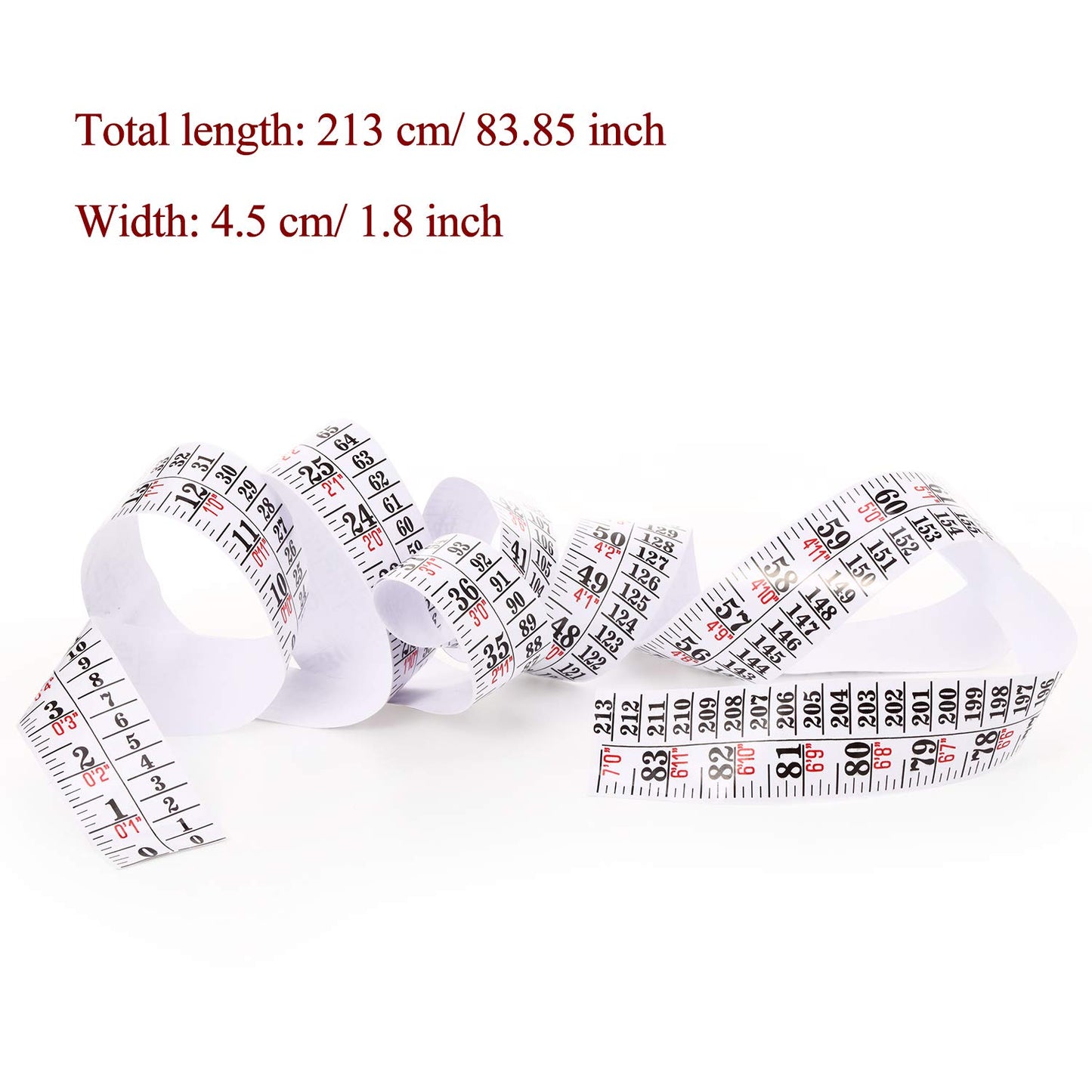 Tatuo Growth Chart Wall Labels Height Indicator Tape Ruler Growth Chart Decor Height Indicator Adhesive Ruler for Home Room Measuring(White)