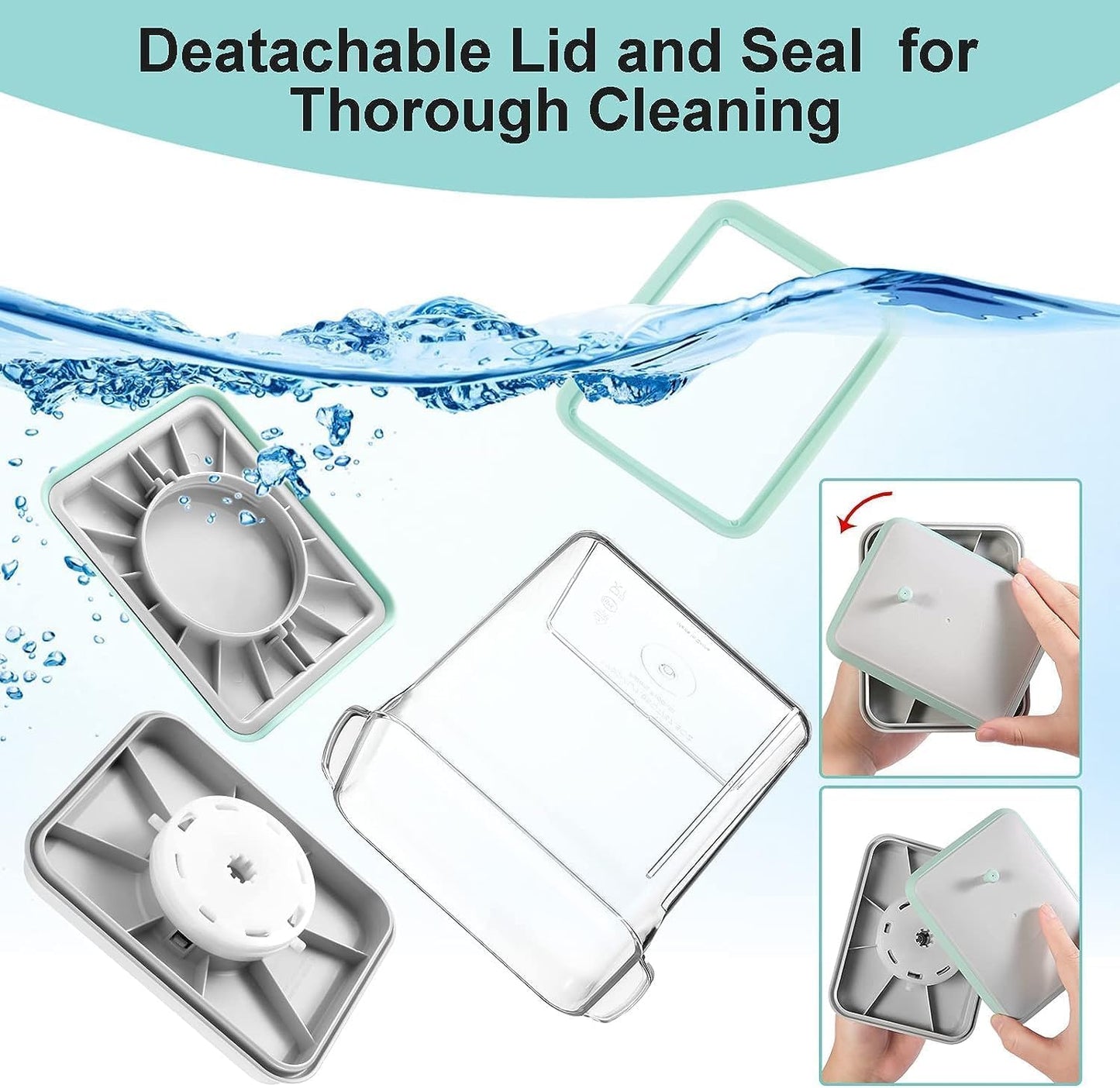 Formula Dispenser Container with Scraper and Scoop 730g Milk Powder BPA-Free Airtight Formula Storage Container 1700ml - Non-Slip Design