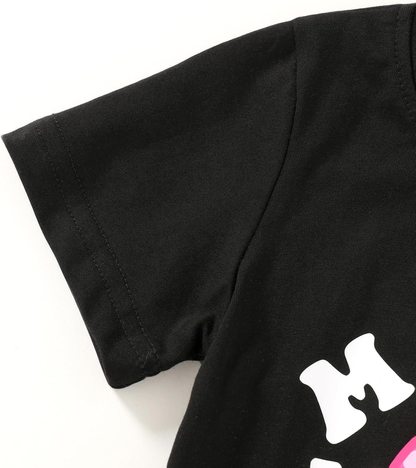 Happy Town Toddler Clothes Baby Boy Girl Smiley Face Shirt Short Sleeve T-Shirt Tee Summer Tops Outfits