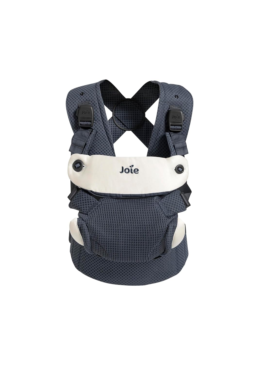 Joie Savvy Lite Air 3-in-1 Baby Carrier – Lightweight, Ergonomic Baby Carrier with 3 Carry Positions, Breathable Fabric, Padded Straps, and Lumbar Support (Indigo)