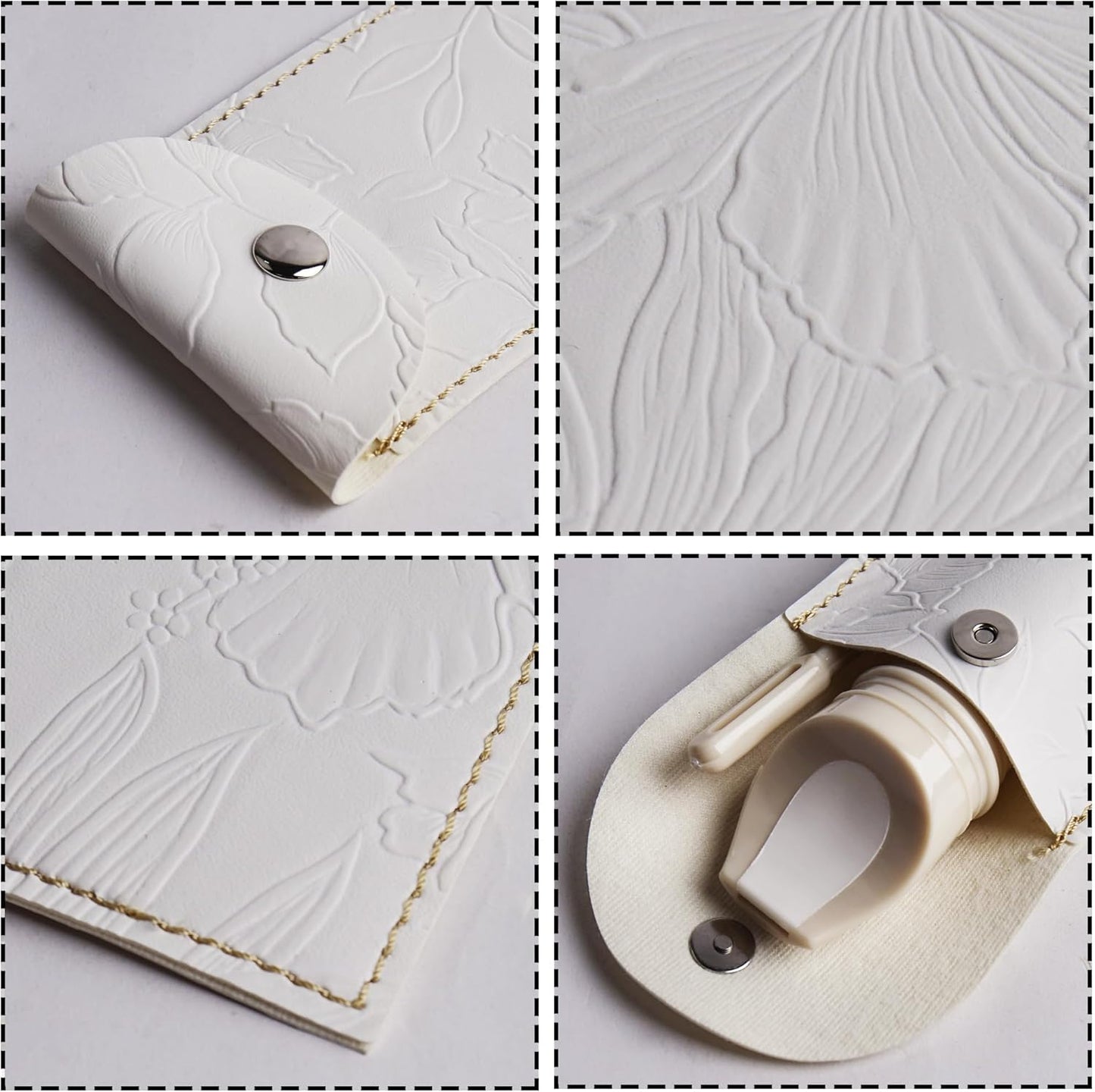 Recorder Instrument for Beginner Kids Adults,8-Hole Soprano Descant Recorder Music Flute with with Cleaning Rod & Leather Case For School Student Home Entertainment(2-Carved White)