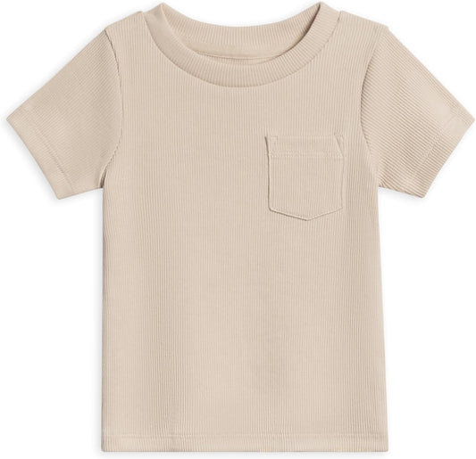 Colored Organics - Organic Cotton Toddler Short Sleeve Shirts - Baby Toddler and Kids Tops - Girls and Boys Tees