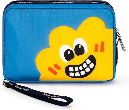 Stbernard Small First Aid Kit for Kids and Adults, Medical Kit with Digital Thermometer for Home, Travel, Hiking, Backpack, 6.3x4.33x1.97in, Blue