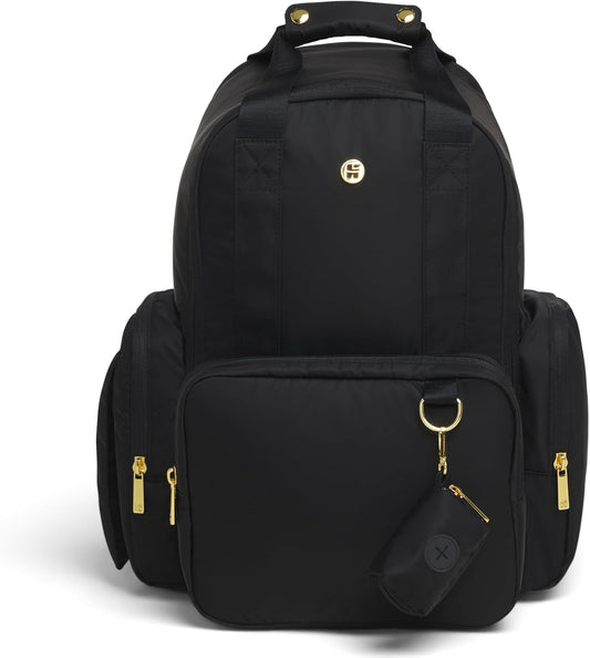 Huggies Signature Hug Pack Diaper Backpack, Black, O/S