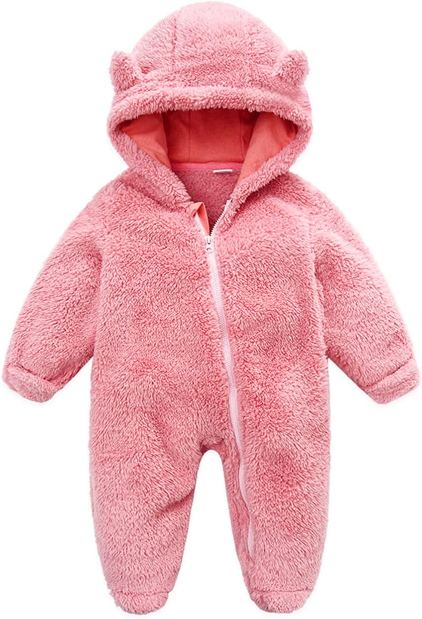 Baby Boy Girl Snowsuit Winter Warm Clothes Coat Infant Jumpsuit Toddler Outfit