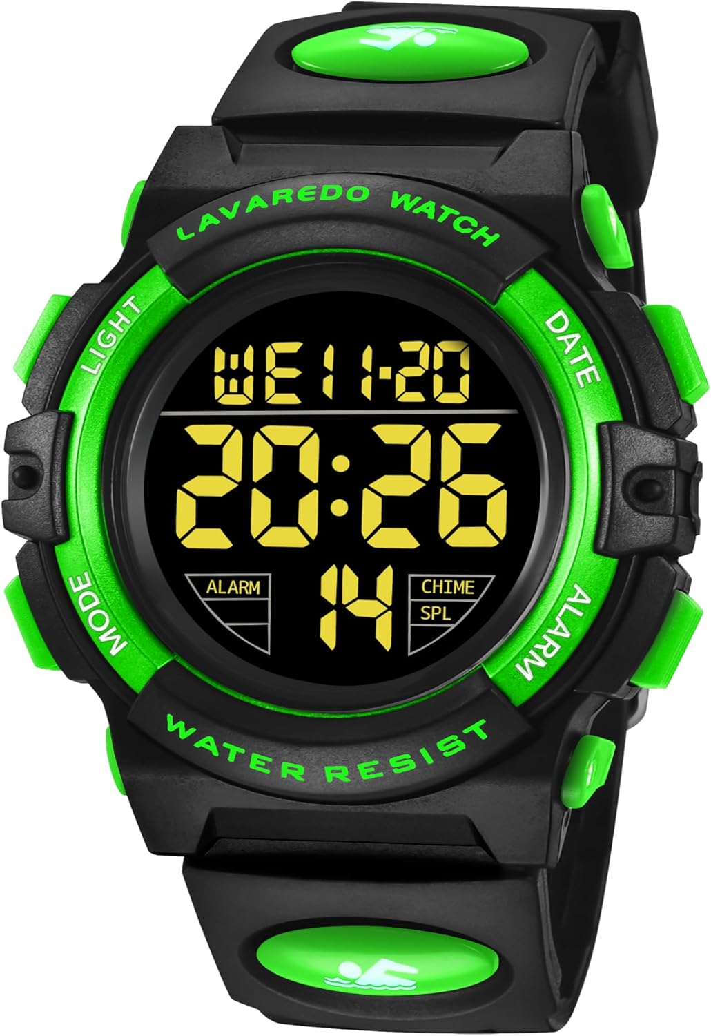 Kids Watch,Boys Watch for 3-15 Year Old Boys,Digital Sport Outdoor Multifunctional Chronograph LED 50 M Waterproof Alarm Calendar Analog Watch for Children with Silicone Band,Kids Gift