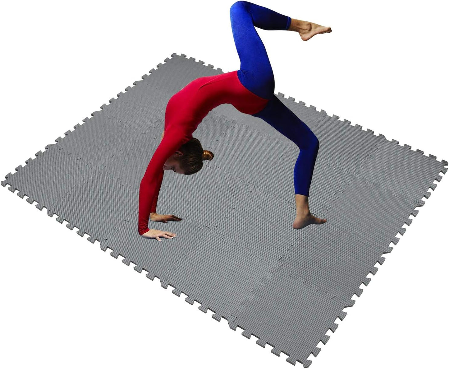 XMTMMD Soft Non-Toxic Foam Baby Play Mat | Toddler Playmat | EVA Foam Interlocking Tiles for Gym, Nursery, Playroom | 18 Squares Foam Floor Mats for Kids & Babies | Colorful Jigsaw Puzzle Play Mat