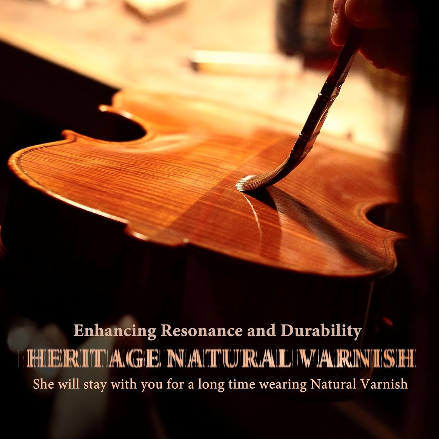 Allset Violin Fiddle Set: 4/4 Polished Violin Kit for Beginners, Acoustic Violin with Hard Case, Solidwood Handmade Starter Kit with Bow, Rosin, Shoulder Rest, Tuner, Strings-Burgundy