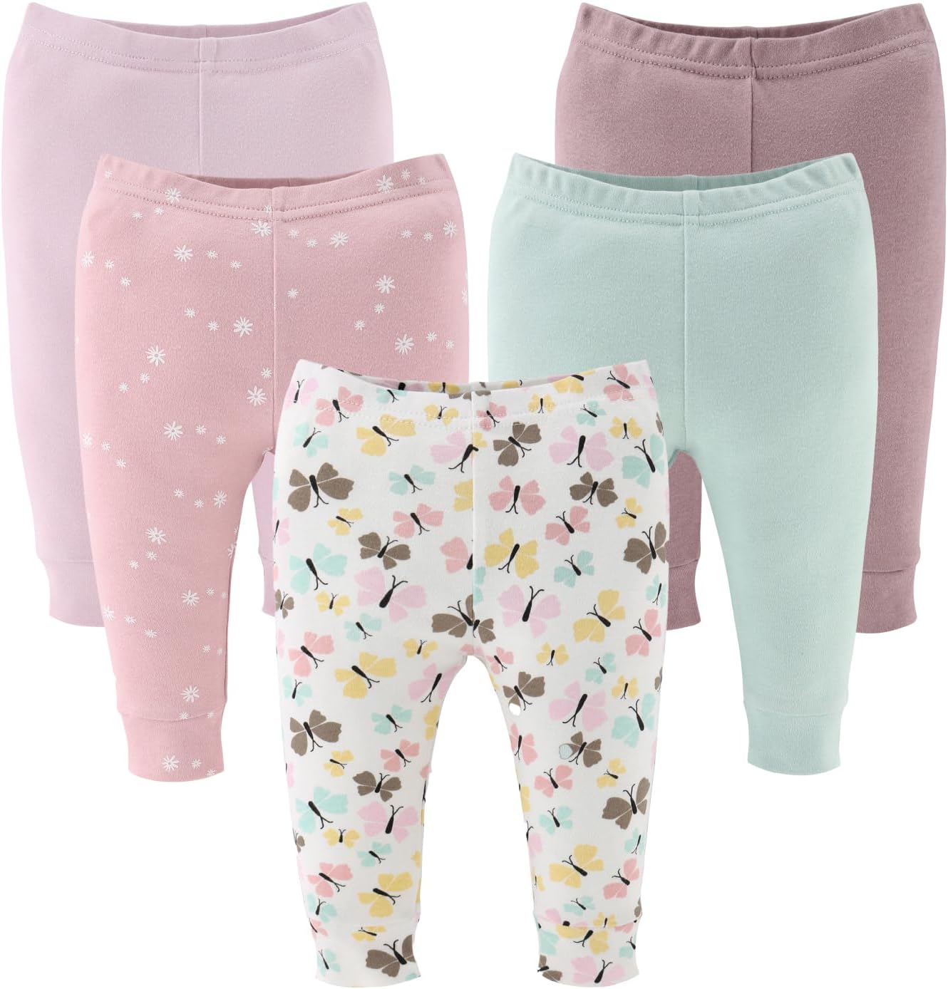 The Peanutshell Baby Girl Pants, Baby Girls' Clothing, Cotton Baby Clothes for Girls, Newborn to 24 Month Pants, Bottoms