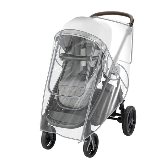 Breathable Stroller Rain Cover Compatible with Graco for Baby-Windproof, Waterproof, Protect from Sun Dust Snow,Clear Stroller Accessories