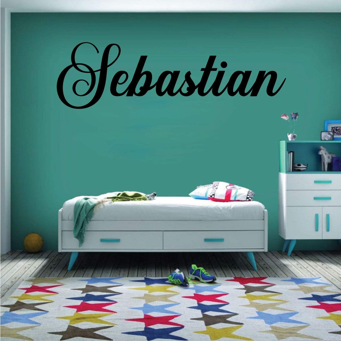 Multiple Font Custom Name Nursery Wall Decal Vinyl Sticker | Home Décor | Custom Kids Room Decal | Bedside Decals | Children’s Room| Car | Laptop