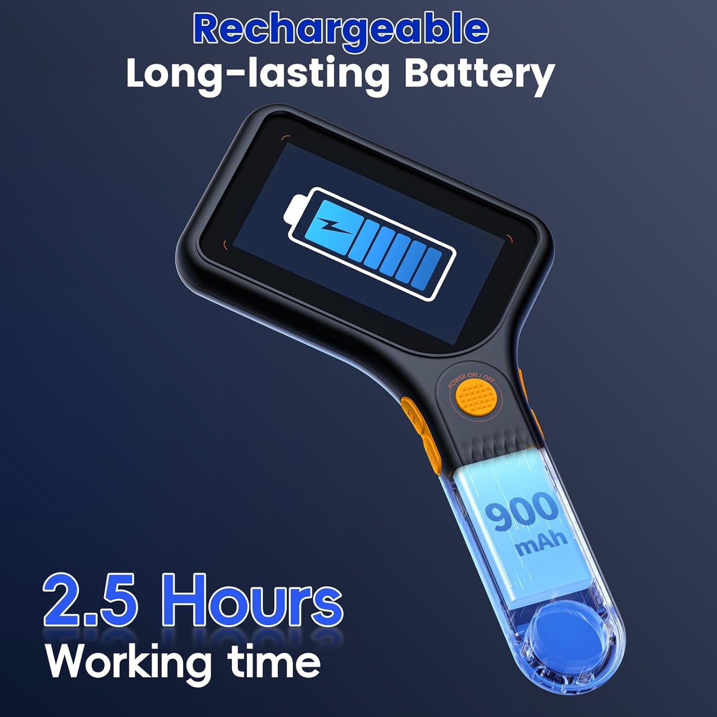 Microscope for Kids Adults - 3 Inch IPS Screen, Ahalfcit Digital Microscope, 500X Handheld Coin Magnifier, 3 Level LED Light, Compatible with Windows, Mac OS (Black)