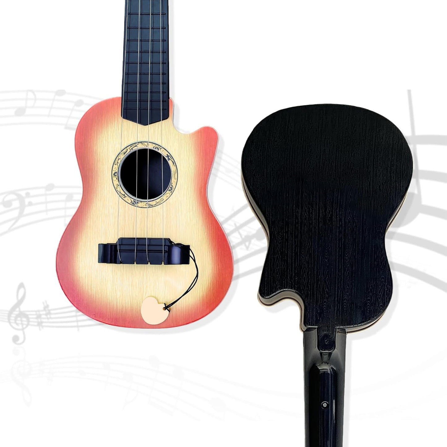 17inch Mini Guitar Toy, 4 Strings Guitar for Kids Musical Instrument Toys for Toddler Kids/Boys/Girls/Beginner.