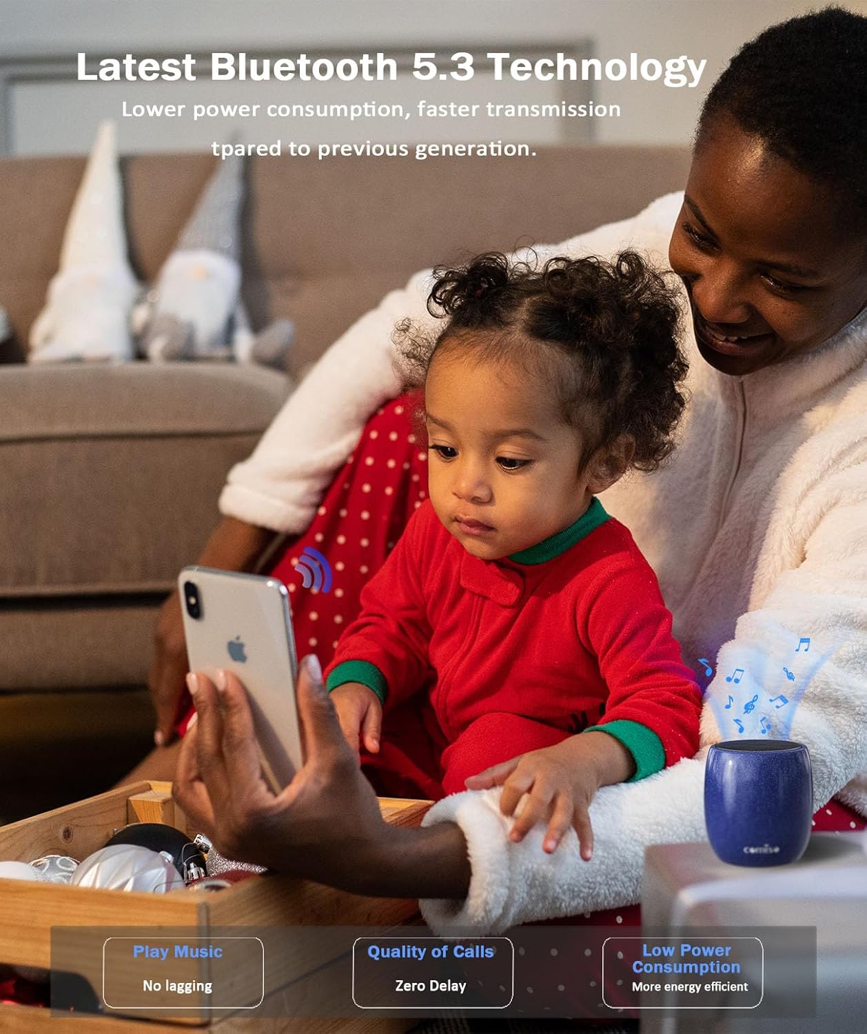 Small Speaker, Bluetooth Speaker with 360°HD Stereo Sound and Robust Bass, Mini Speakers with Hands-Free Call, IP67 Waterproof, Portable Speakers for Shower, Room, Car, Trip, Ideal Gift for Men, Women