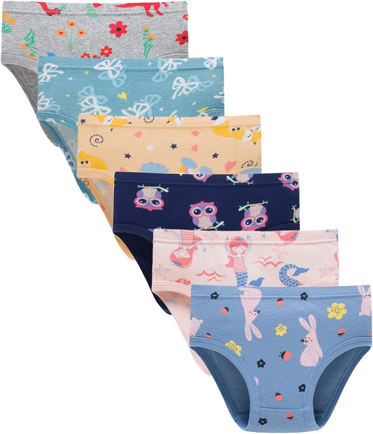 Boboking Soft Cotton Underwear Toddler Girls'Briefs Soft Undies