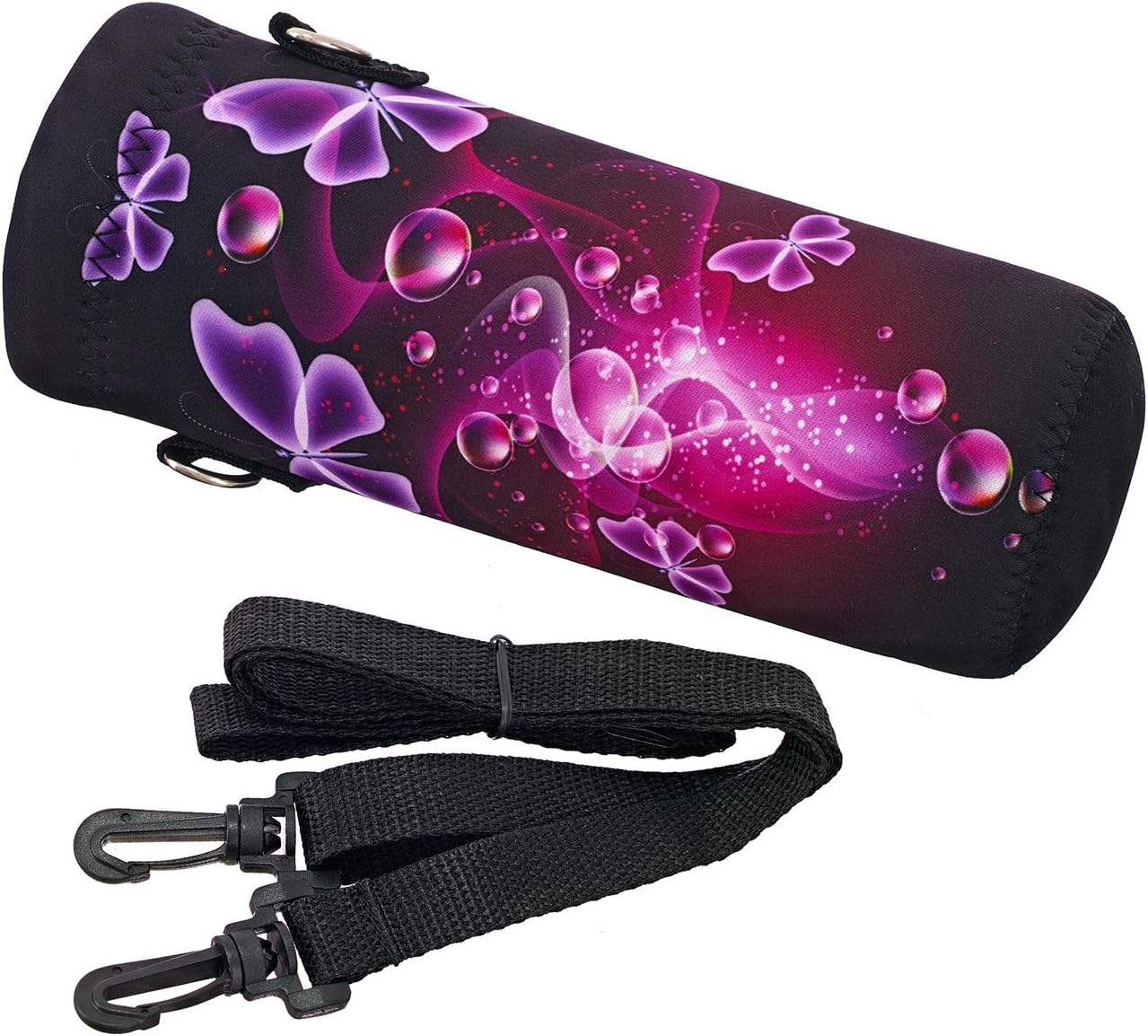AUPET Water Bottle Bag Carrier,24oz/32oz Insulated Neoprene bottle Sling Holder Case Pouch Cover for 1000ML/750ML Bottles with Shoulder Strap for walking