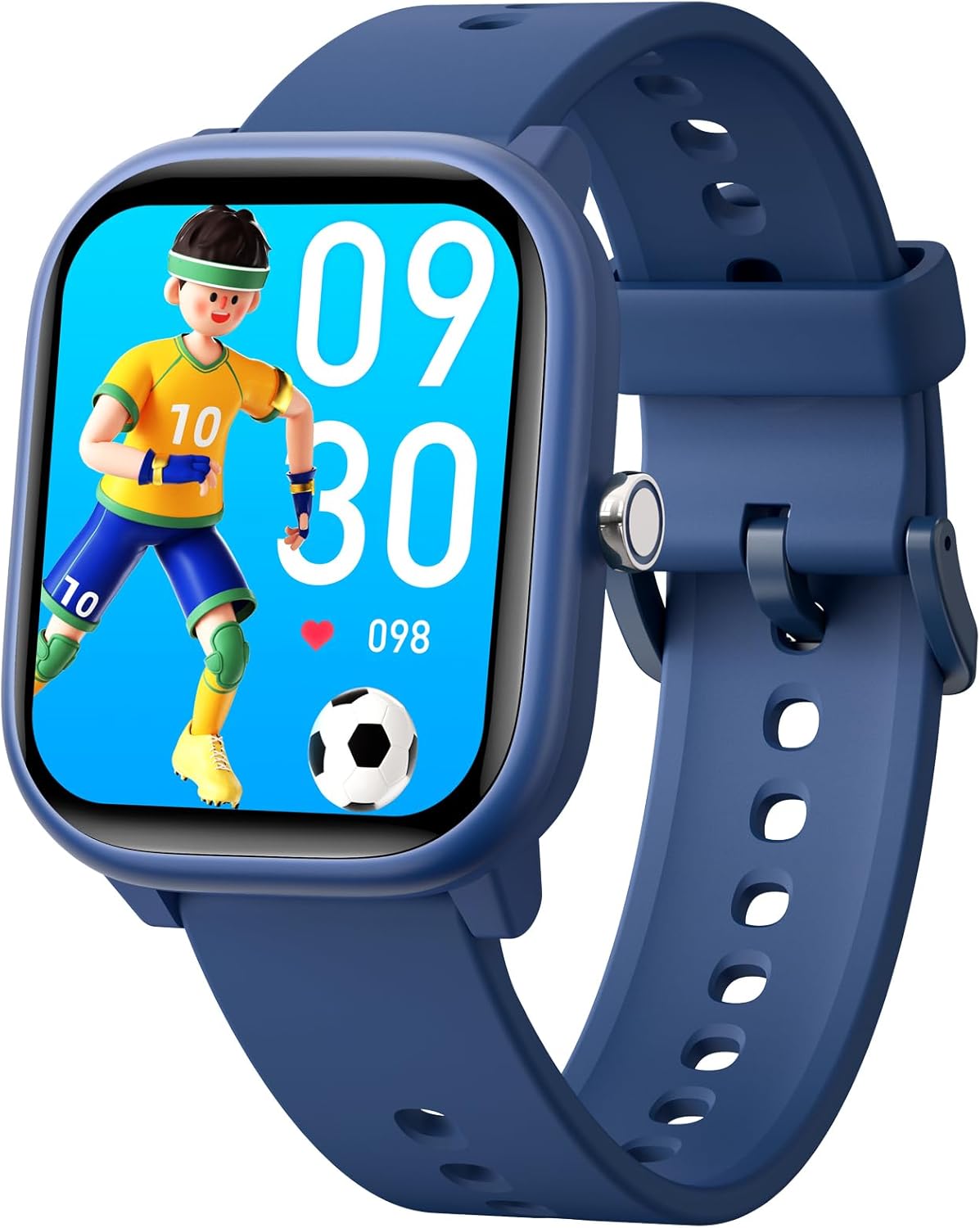 Smart Watch for Kids Girls Boys No APP/Phone Needed, 1.8" IP68 Waterproof Sport Kids Watch Pedometer, Heart Rate, Sleep Monitor, Step Counter, 12 Puzzle Games for Girls Boys Teens 6-16