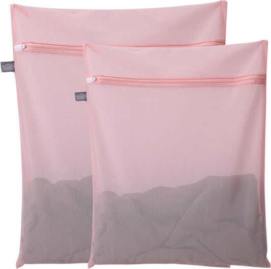 Kimmama Laundry Bag Mesh Wash Bags, Washing Machine Wash Bag, Net Washer Sack with Zipper, Dryer Pouch for Cleaning and Drying Cloths, Garment, Delicates, T-shirt, Underwear, Bra, Pant, Small Toys