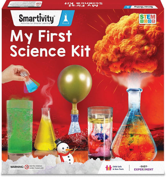 Smartivity My First Science Experiment Kit for Kids Ages 6,7,8,9,10,11,12 Years | 50+ Experiments I Birthday Gift for Kids I Educational Science Projects for Boys & Girls, STEM Toys for 6-12 Years
