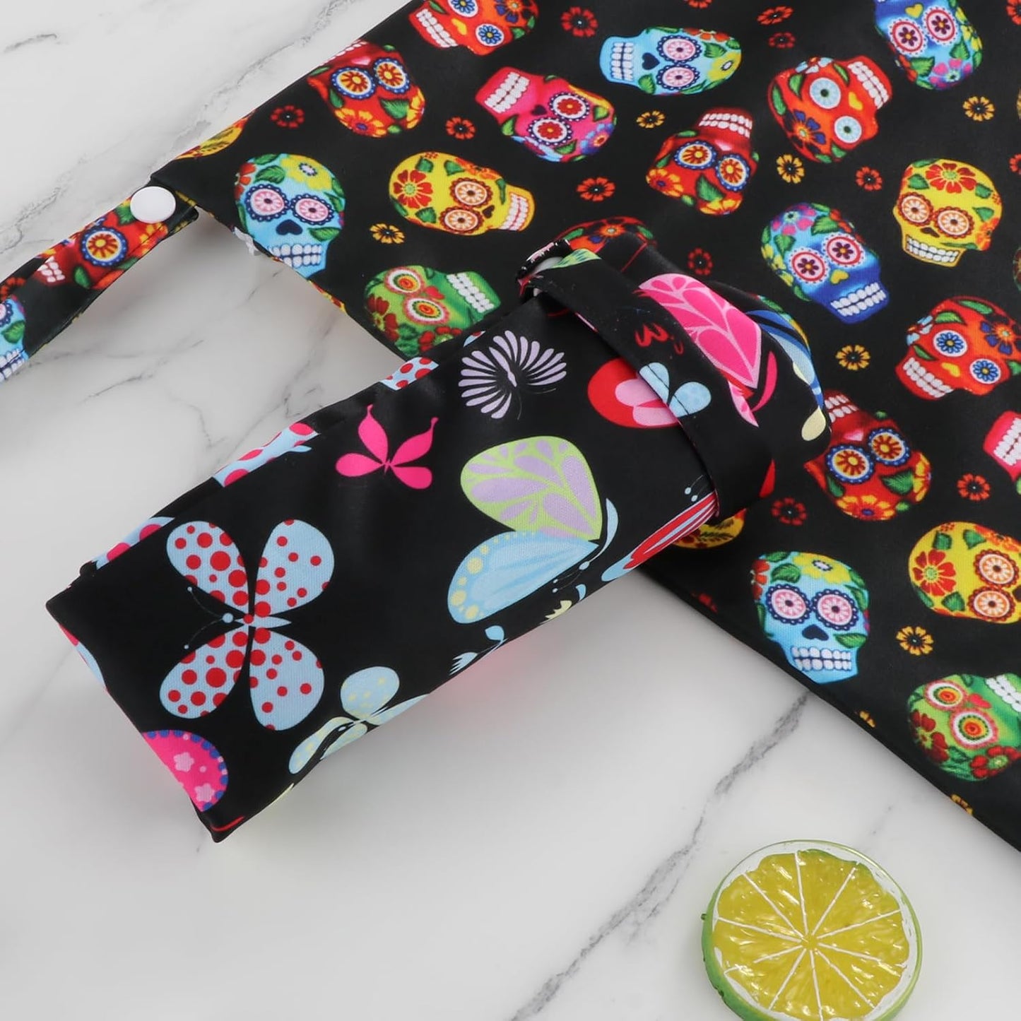 Angel Love Wet Bag for Swimsuit, Baby 2PCS Waterproof Washable Reusable Wet Bag with Two Zippered Pockets - Beach, Pool, Gym Bag for Swimsuits or Wet Clothes L281282