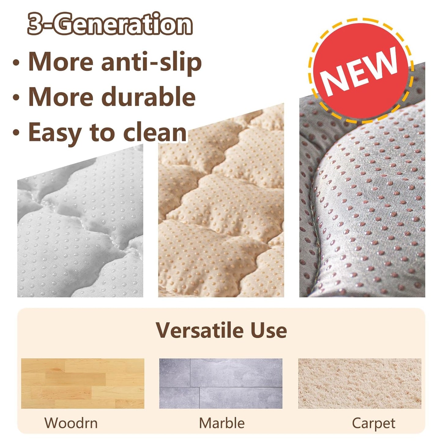 Baby Play Mats for Floor, 71”x59” Upgraded Thickness & Larger Super Soft Playmat for Babies and Toddlers, Foldable Washable, Upgrade Anti-Slip Crawling Mat for Playpen(Boho Gray)