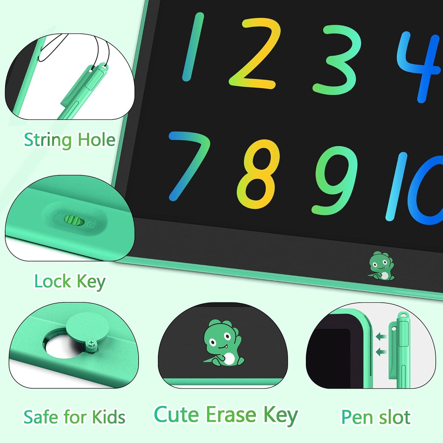 Hockvill LCD Writing Tablet for Kids 16 Inch, Toys for Girls Boys Drawing Pad for 3 4 5 6 7 Year Old Kid, Toddler Doodle Board Christmas Birthday Gift for Children