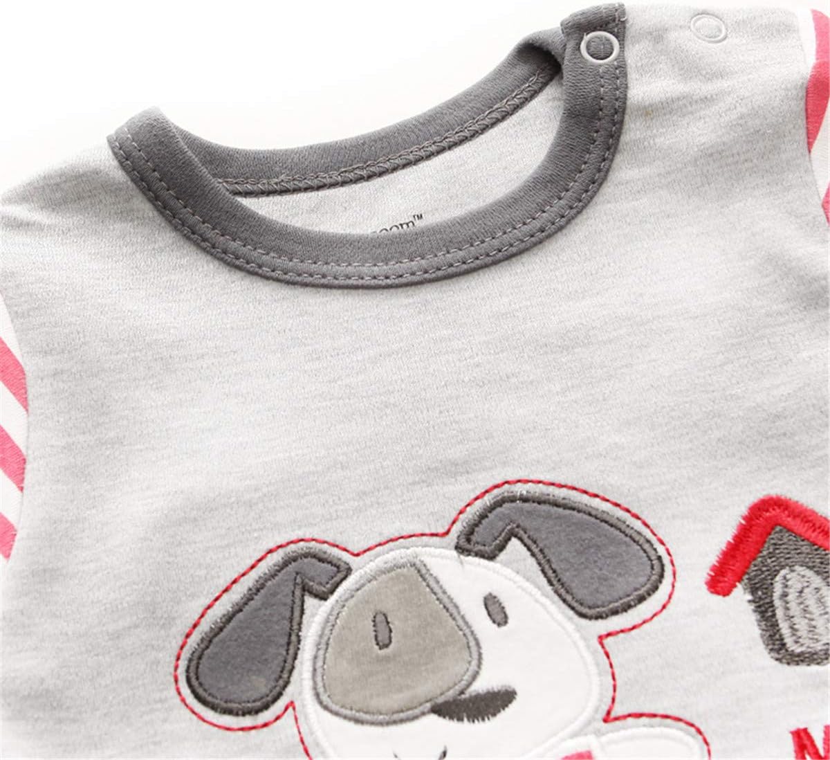 Kiddiezoom Baby and Toddler Boys'Snug Fit Footed One-Piece Romper Jumpsuit Cotton Cotton Footed Outfit