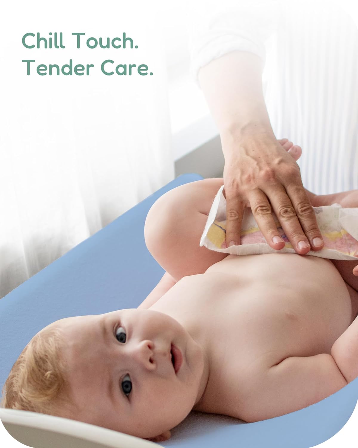 Extra Stretchy Changing Pad Cover, TotChill Ultra Soft Premium Jersey Knit Changing Pad Sheets, Unisex for Boys Girls, Dino Animals Blue, Fits All Standard Changing Tables/Dresser Tops - 2 Pack