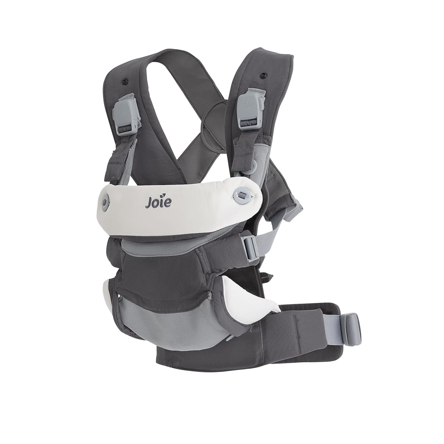 Joie Savvy lite 3-in-1 Baby Carrier – Lightweight, Ergonomic Baby Carrier with 3 Carry Positions, Padded Straps, and Lumbar Support (Cobblestone)