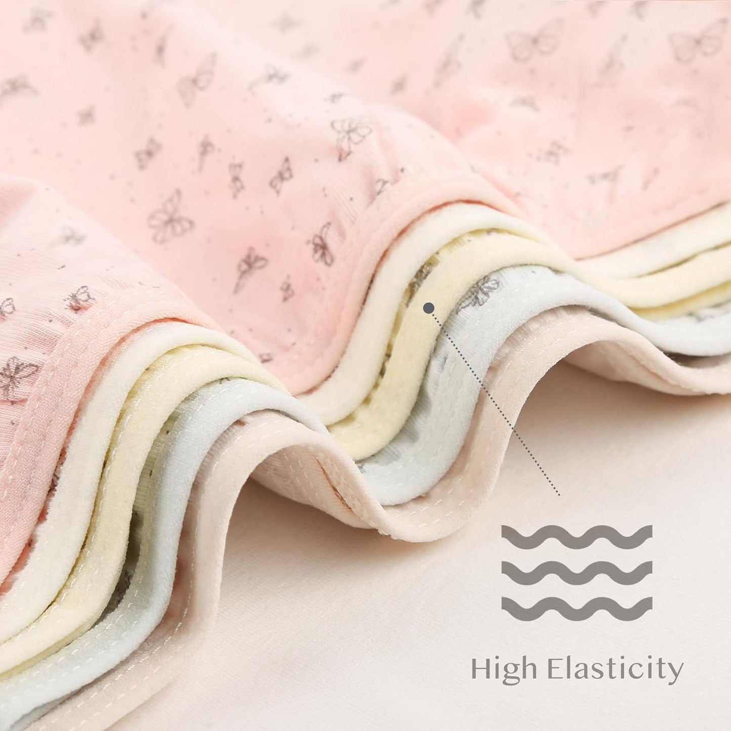 Donella Girls' Soft Cotton Underwear - Kids Bikini Brief Panties for Girls and Toddlers 5-Pack, Age: 2-15