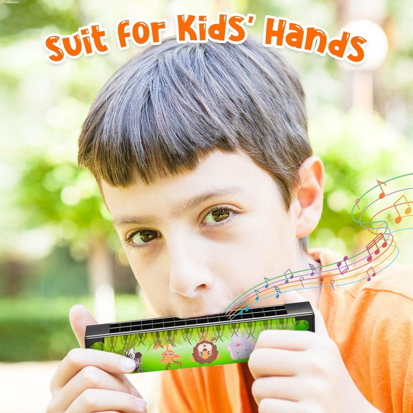 6 Styles Harmonica for Kids Lightweight Harmonicas with Double Row of 16 Holes Kids Harmonica Party Favors for Adult Beginners Musical Instrument Toy