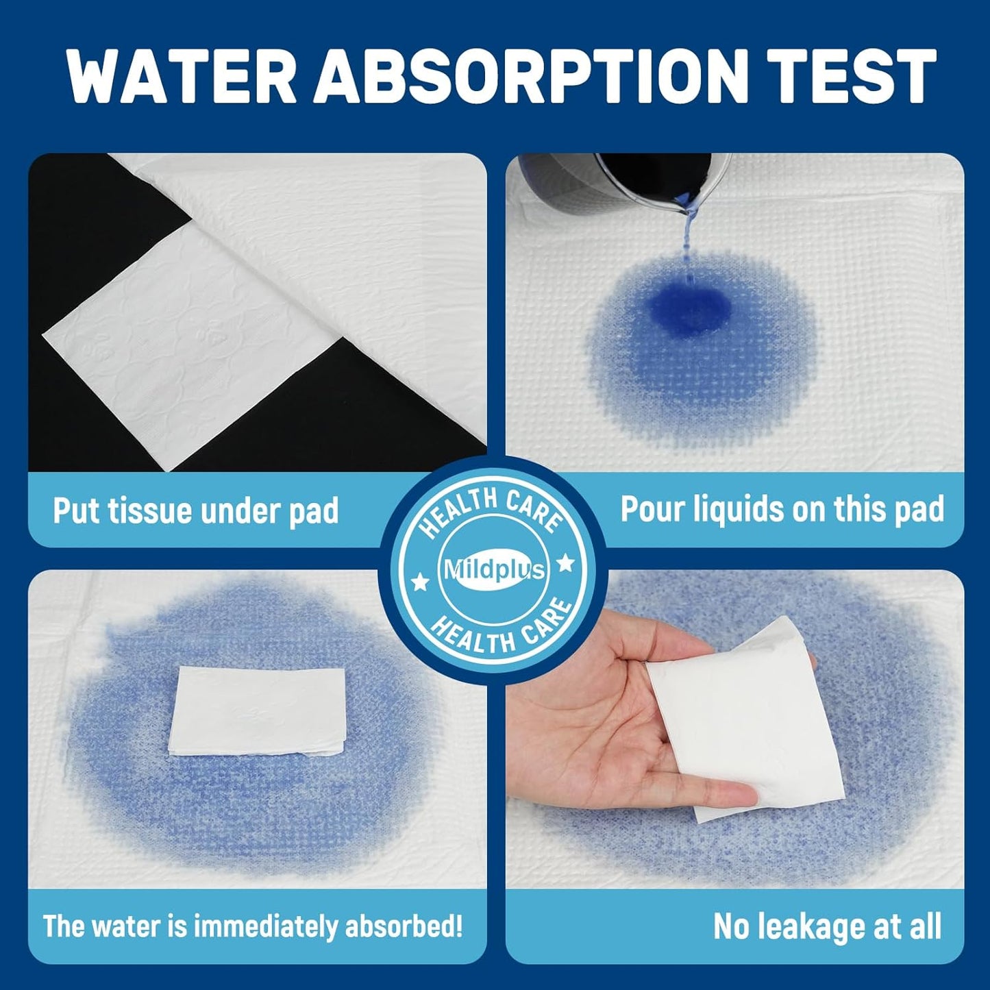 23"X36" Individually Wrapped Premium Disposable Pad Heavy Duty 70 Grams Underpads Disposable Incontinence Chucks Bed Pads for Adult, Kids or Pets (30 PCS)