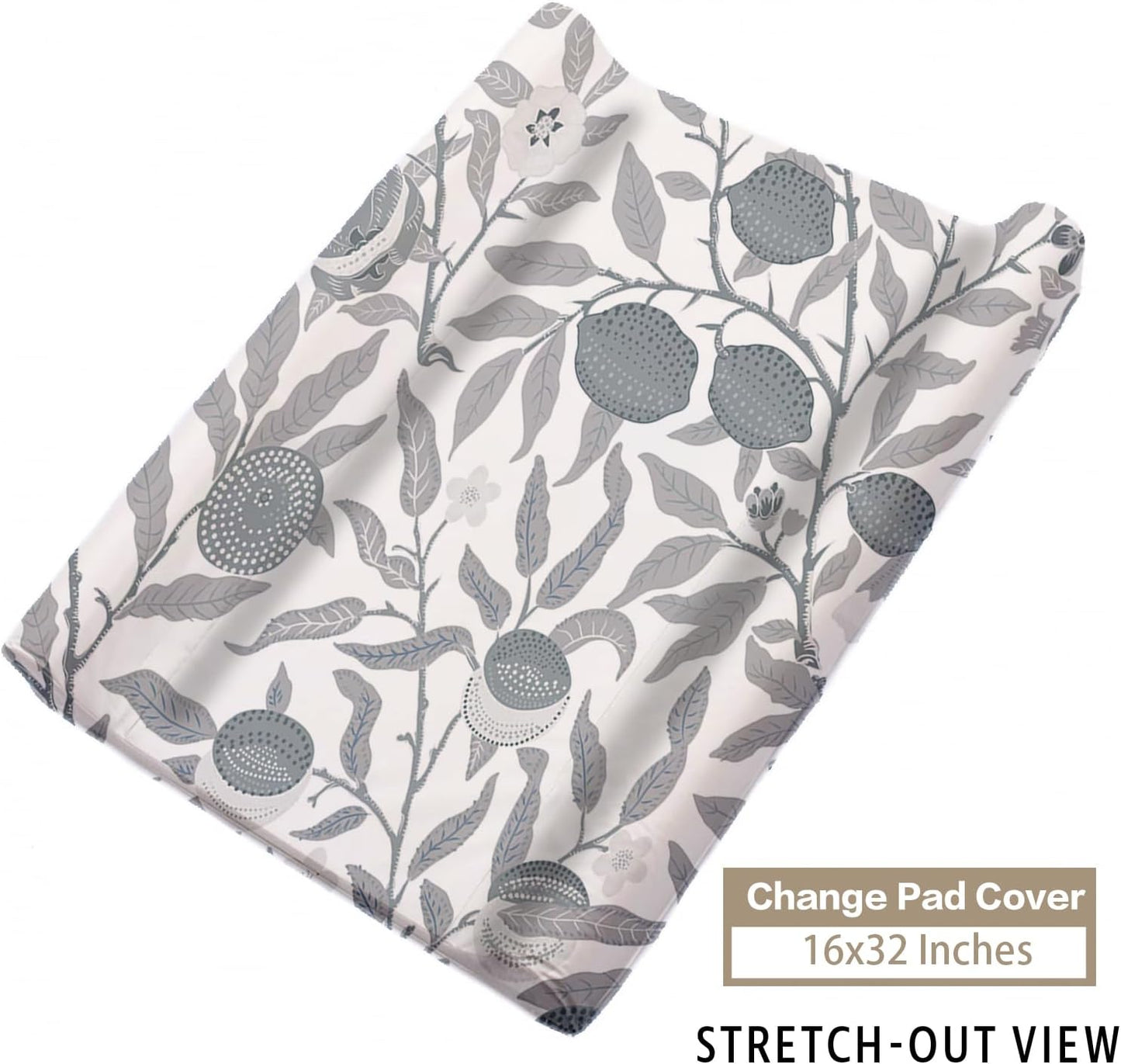 Custom Name Crib Bedding Set - Fox Theme, Personalized Nursery Bedding 3-Piece Set– Soft Blanket, Fitted Sheet, Changing Pad Cover – for Newborns Girls Nursery Gifts