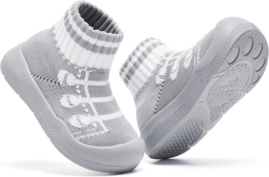 Engtoy Baby Shoes & Socks - Non-Slip Breathable Slippers with Soft Rubber Sole - Baby Boys & Girls Slip On Sneakers