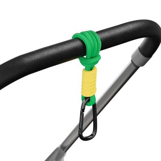 SURDOCA Baby Stroller Hooks, Stroller Clips and Hooks for Diaper Bag, Mommy Bag Hook for Stroller Heavy Duty, Universal Stroller Hanger and Strap, Stroller Accessories for Mom