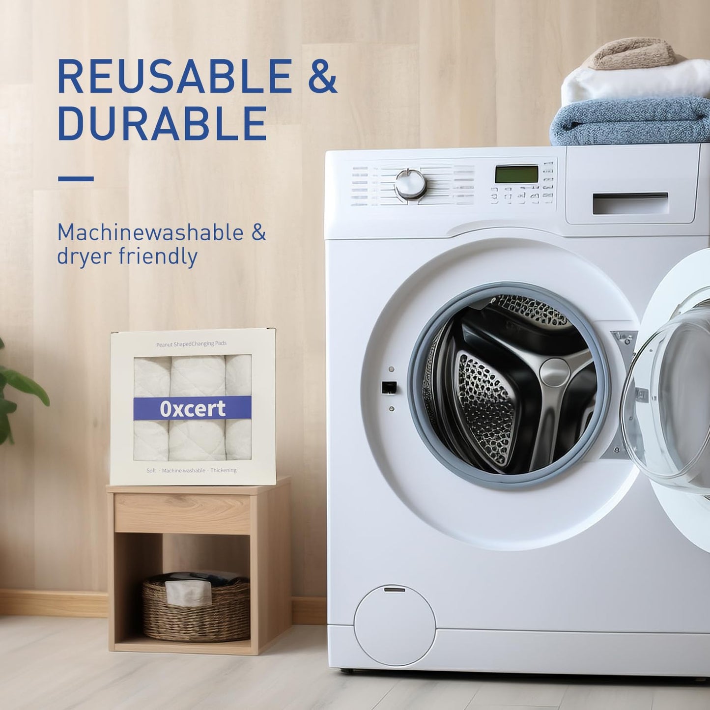 Baby Changing Pad Liners,Fit for Changing Table Liners are Warm On a Baby's Back,Thicker & Non-Slip,3 Count