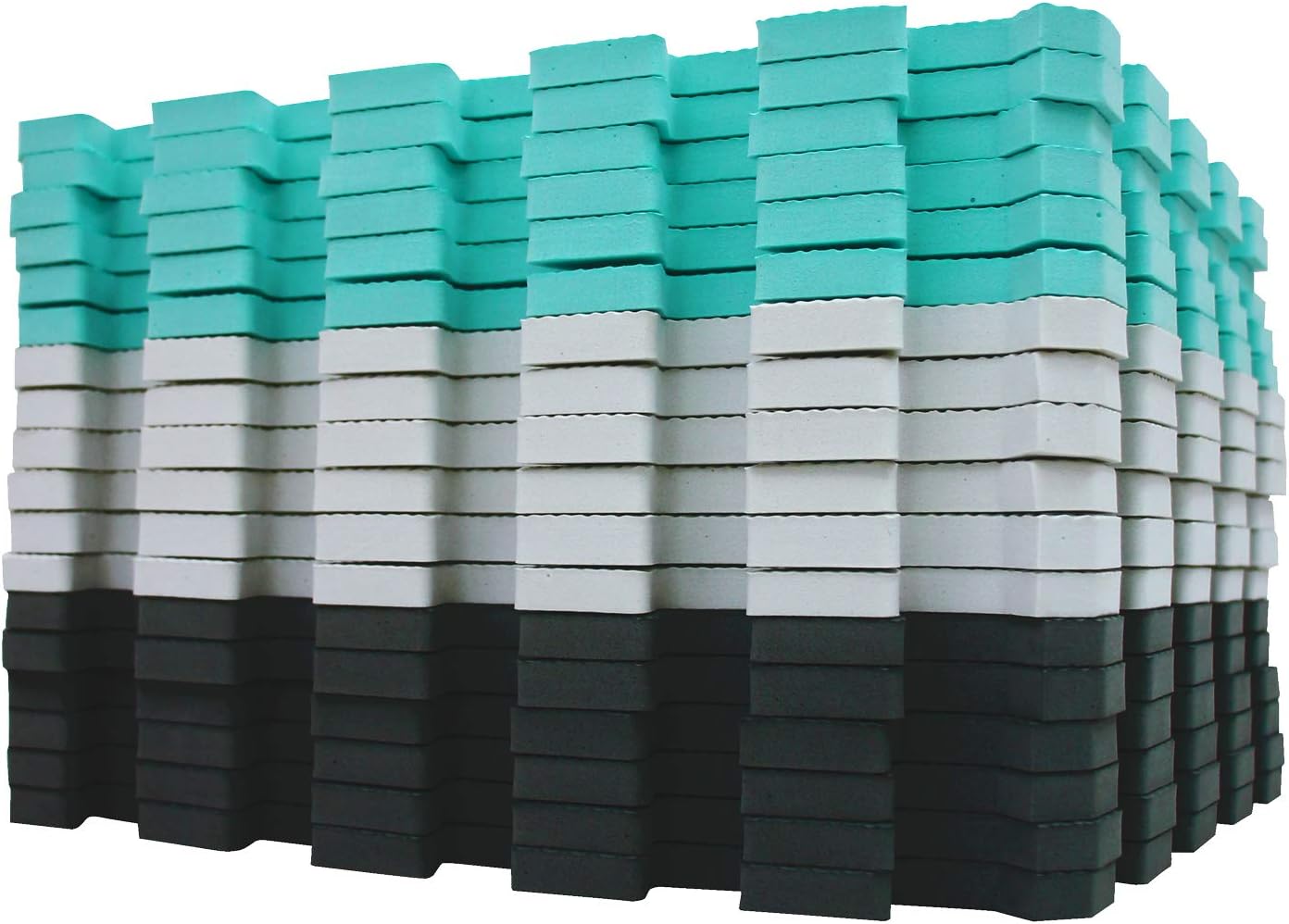 MQIAOHAM® 18 Pieces Puzzle Play Mats, Soft Baby Play Mat, Kids Interlocking Foam Floor Tiles, Toddlers Carpet Playmats G301018-101104108