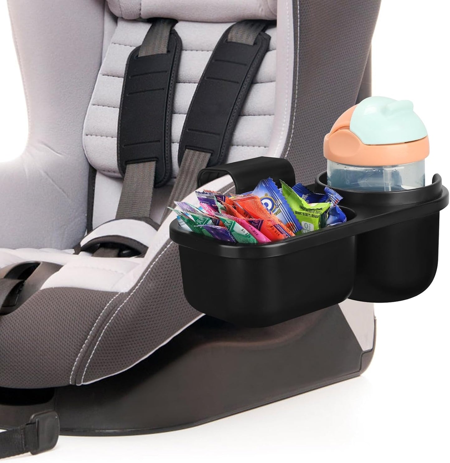 Accmor Child Cup Holder Snack Tray for Convertible Car Seats, Universal Child Cup Holder Compatible with Most Baby Car Seat Models