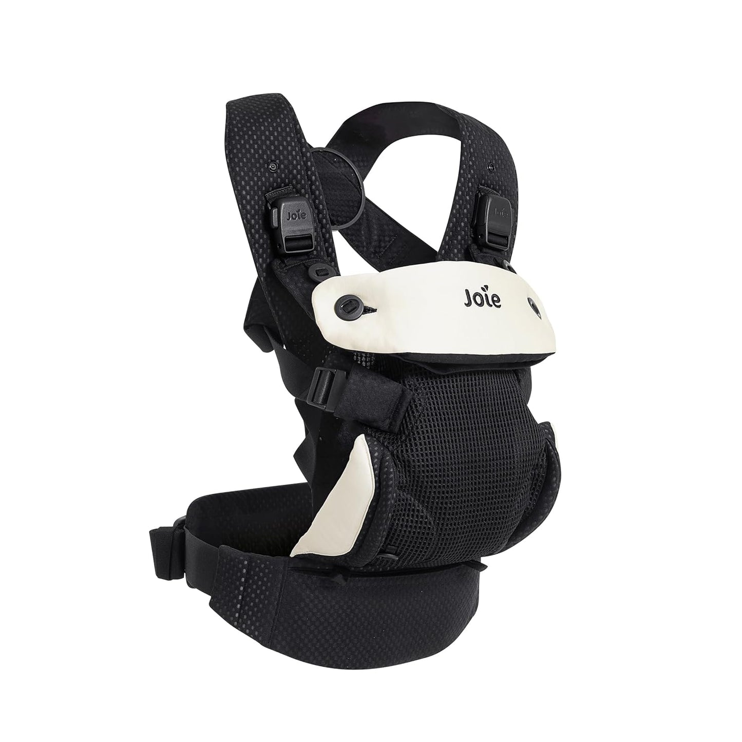 Joie Savvy Lite Air 3-in-1 Baby Carrier – Lightweight, Ergonomic Baby Carrier with 3 Carry Positions, Breathable Fabric, Padded Straps, and Lumbar Support (Jet)