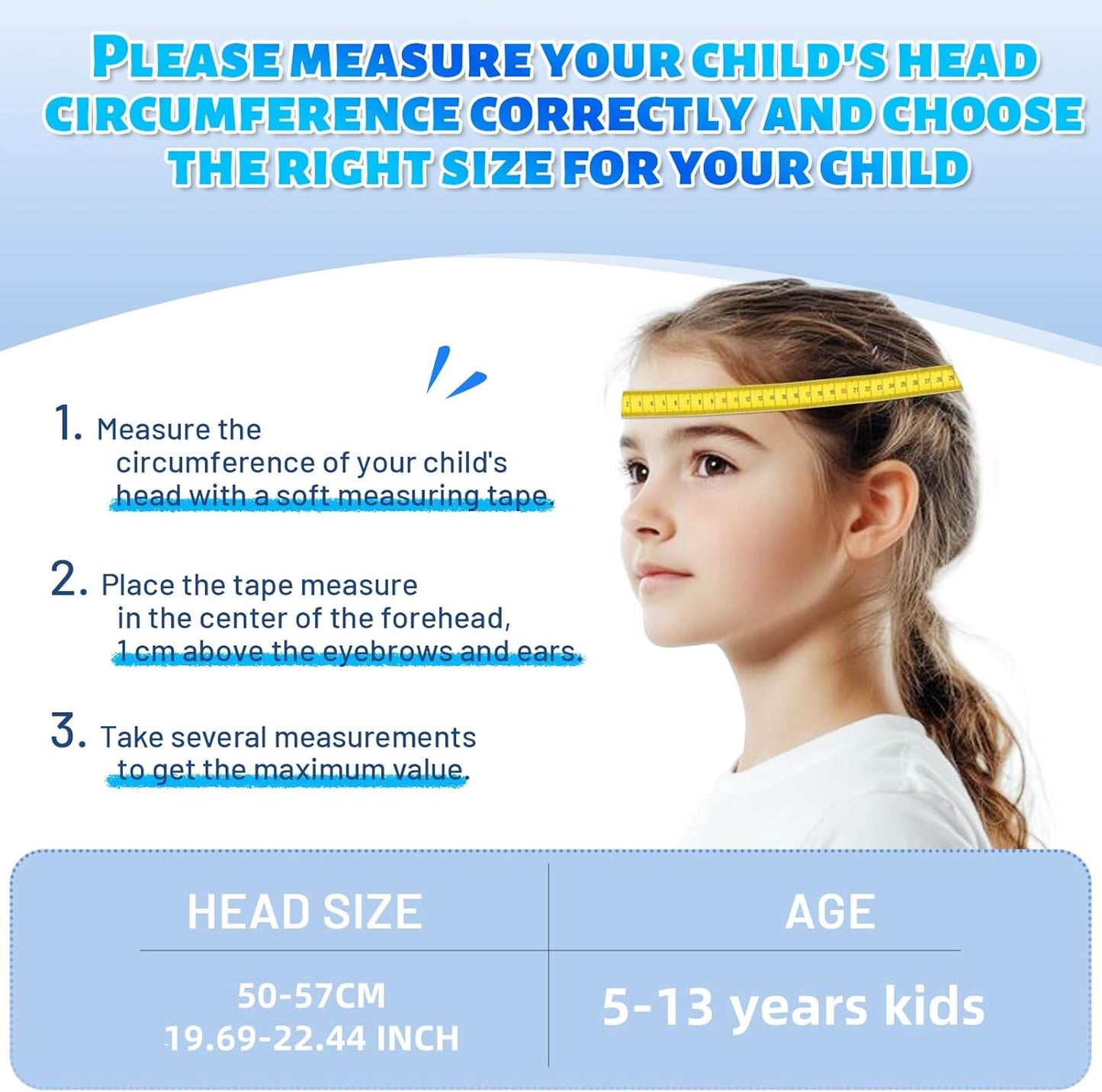 OnBros Kids Bike Helmet - Bike Helmets for 5-14 Boys or Girls with Visor, Children Bicycle Helmet for Skateboard Mountain Scooter Road Cycling, Lightweight and Adjustable 50-57CM