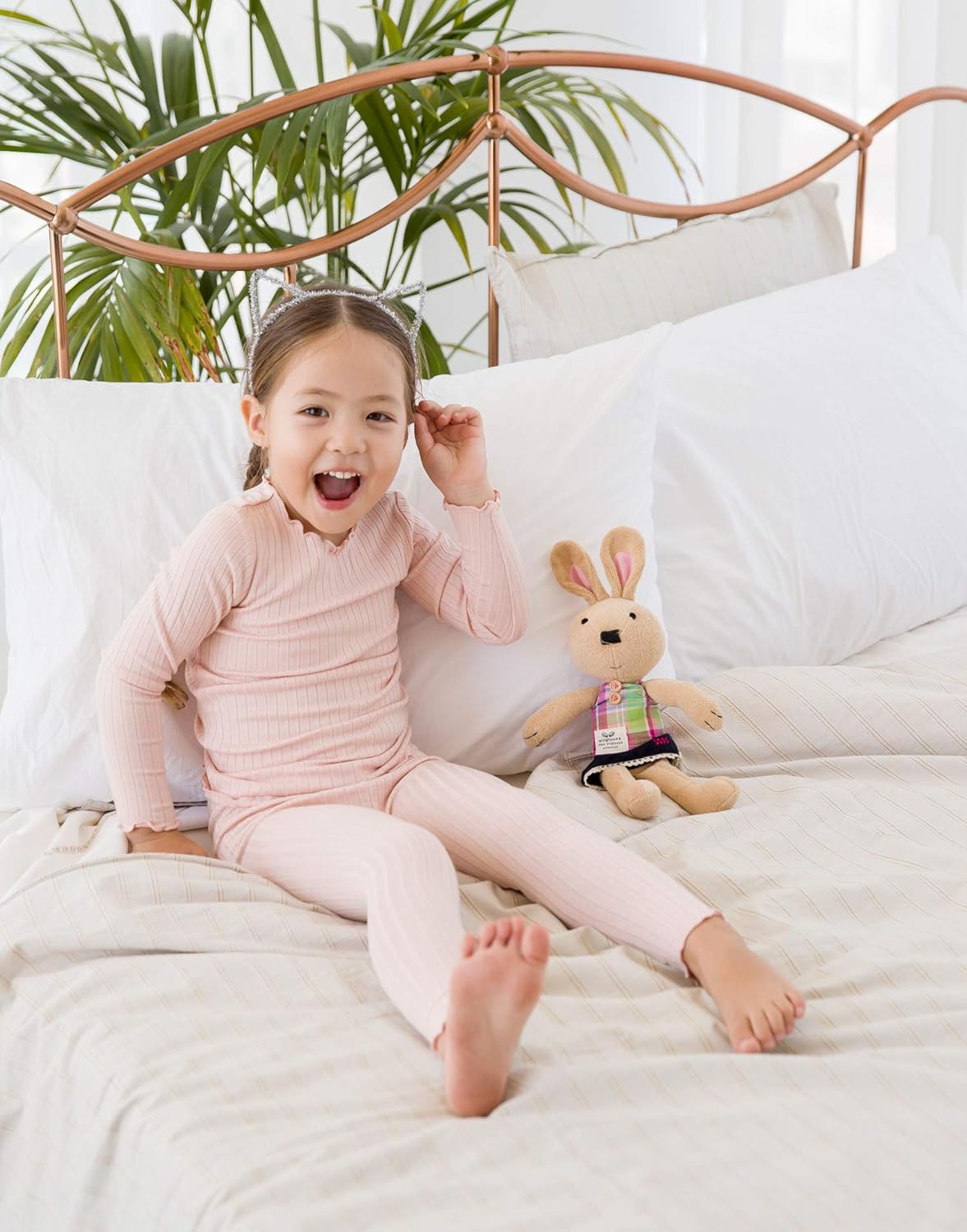 VAENAIT 6M-12Y Toddler Kids Girls Boys Soft Comfy Modal Tencel Solid Raglan Sleepwear Pajamas Pjs 2pcs/4pcs Set