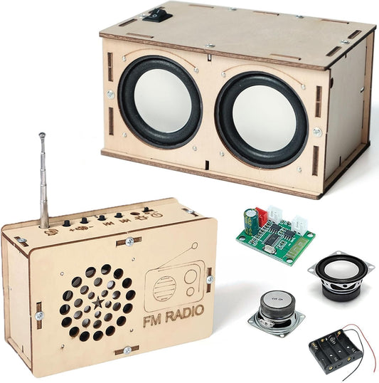 STEM Toys for Ages 8-13 Building Kits Kids Stocking Stuffers Teen Birthday Gifts for 9 10 11 12 14 15 16+ Year Old Boys Girls Science Engineering Circuits Electronics Projects DIY Speaker Radio