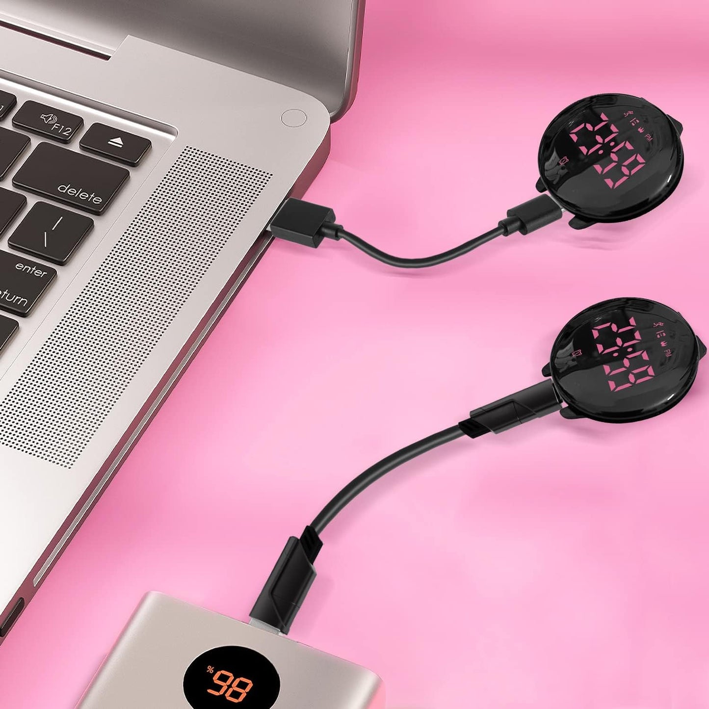 Kids Watches for Girls Boys Digital Sport Watch with Step Counter Pedometer Vibration Alarm Clock, No App Waterproof Fitness Tracker Kids Watch Boys Girls Teens Students Ages 5-16