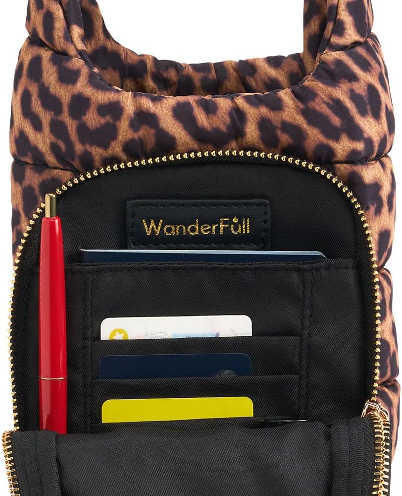 WanderFull® Original HydroBag® Collection, Water Bottle Holder w/Strap & Phone Pocket, Hands-Free Crossbody Water Bottle Bag