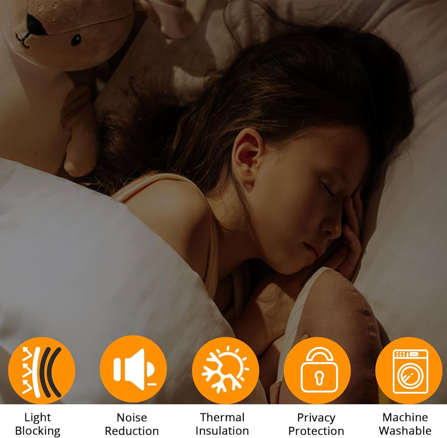 Kids UFO Blackout Curtains - 100% Blackout, Thermal Insulated, Noise Reducing, Perfect for Kids Room and Nursery, 2 Panels (Neon UFO Night, W52×L63)