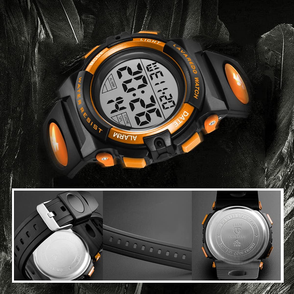 Kids Watch,Boys Watch for 3-15 Year Old Boys,Digital Sport Outdoor Multifunctional Chronograph LED 50 M Waterproof Alarm Calendar Analog Watch for Children with Silicone Band,Kids Gift